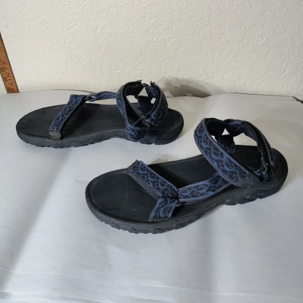 Teva Hurricane XLT2 Mens Sandals Navy Blue Black Sport Hiking 1093379 Size 10